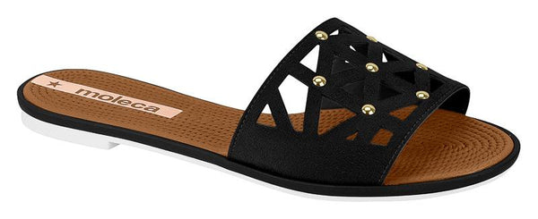 ⚜️Chinelo Slide Camurca Flex Moleca
